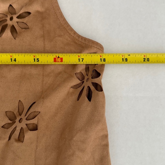 American Rag Faux Suede Fringe Vest - Picture 8 of 10